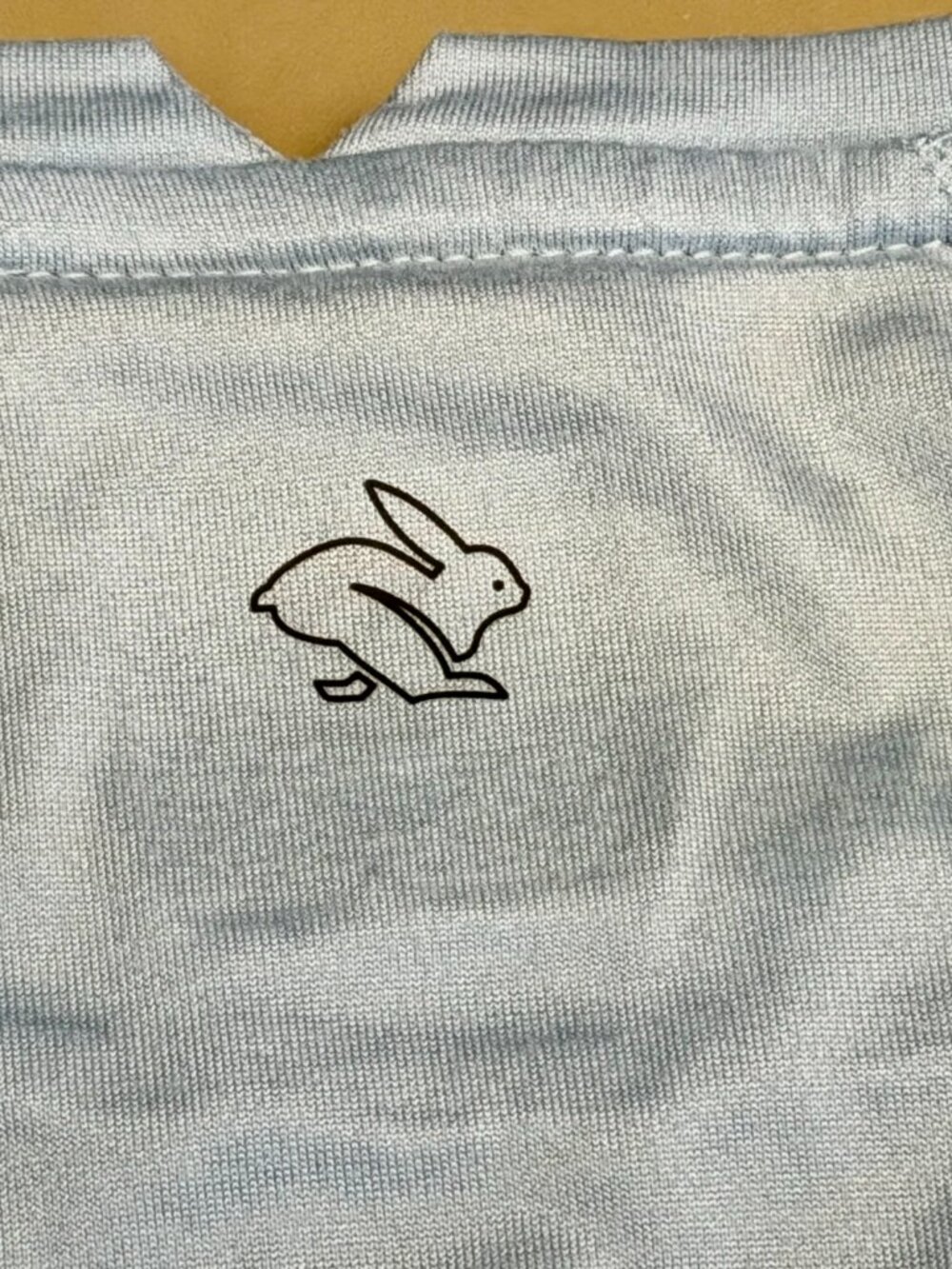 Rabbit Running Powder Blue Long-Sleeve Performance Tee Size Womens L - Picture 8 of 8